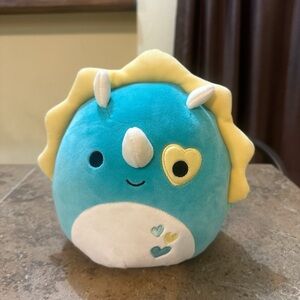 Squishmallows Braedon the teal triceraptors 8inch plush